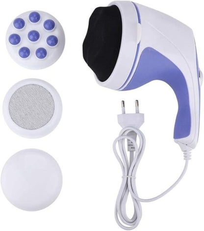 Relax & Spin Tone Vibration Electric Massager | Electronic Relax & Spin Body Massager With Different Heads