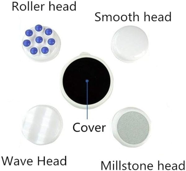 Relax & Spin Tone Vibration Electric Massager | Electronic Relax & Spin Body Massager With Different Heads