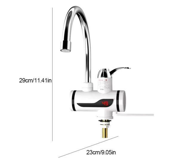 Electric Water Heating Faucet ,tap For Kitchens And Bathrooms | Display | Hot Water